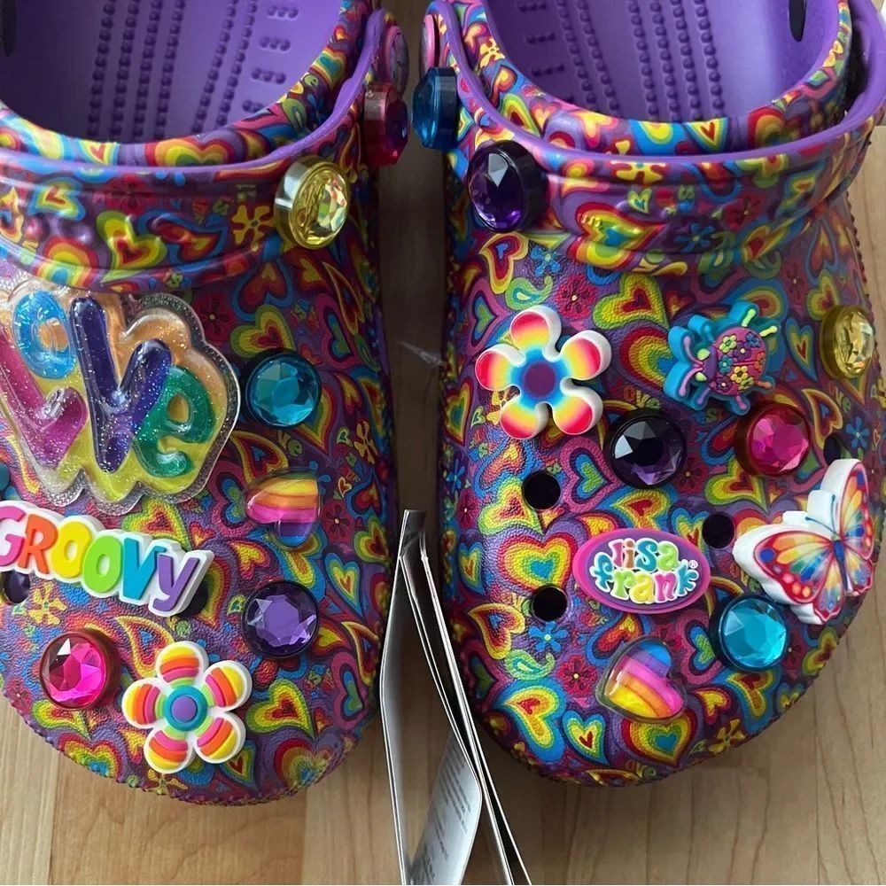 NEW in Box Croc X Lisa Frank Limited Edition Women’s 9 - Picture 2 of 9